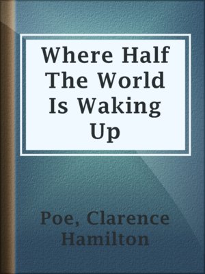 cover image of Where Half The World Is Waking Up